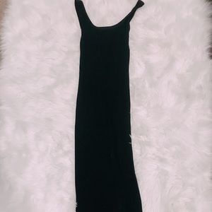 maxi dress w/ slit | f21